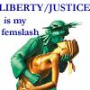 gingicat: LIBERTY/JUSTICE is my femslash (liberty/justice)