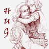 ellenmillion: Man with child getting a hug (hug)
