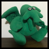 purplecat: A small green toy Cthulhu. (Cthulhu)