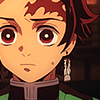Tanjiro looking concerned from scentsitivity.
