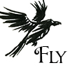 ellenmillion: Flying raven artwork (fly #JanuRaven)