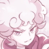 bedes: An icon of Bede from Pokemon, smirking towards the camera. It has a pink overlay. (Default)