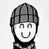 cesarecross: Mr. Compress wearing a smiling mask and a beanie. (Default)