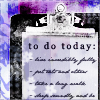 watersword: A clipboard with the words "to do today" (Stock: to do list)