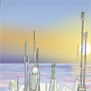 sqbr: Alien city skyline (atlantis)