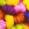 timeasmymeasure: a bundle of brightly colored skeins of yarn (stock: knitting rainbow)