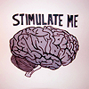 ninetydegrees: Art & Text: brain, "stimulate me" (brain)