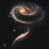 mdlbear: a pair of interacting galaxies that look like a rose (galaxy-rose)