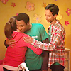 such_heights: annie and troy and abed having a group hug (community: annie/troy/abed)