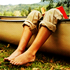 timeasmymeasure: bare legs resting over a ledge (stock: book resting on bare legs)