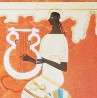 minoanmiss: A Minoan Harper, wearing a long robe, sitting on a rock (Minoan Harper)