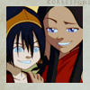 sasha_feather: Toph and Katara from avatar: the last airbender cartoon (Toph and Katara)