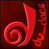 dw_docs: Dreamwidth d logo, with text "dw_docs" (DW Docs)