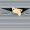 ninetydegrees: Art: face peeking through blinds (peeking)