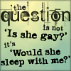 andrewducker: (The Question is not "Is She Gay?")