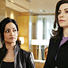 zulu: Kalinda eyes Alicia sideways (the good wife - kalinda looks)