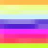onceamy: Nothing special; just a pixelated rainbow. (OTW-3)
