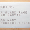 White. A blank page or canvas. So many possibilities. by LJ user tebtosca!