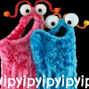 james: two muppet martians from sesame street saying yip yip yip (Default)